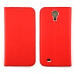 Wholesale Samsung Galaxy S4 Slim Flip Leather Cover (Red)